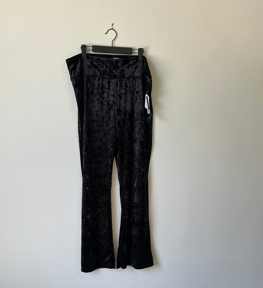 BP Nordstrom Velvet Black Flared Legging Pant NWT