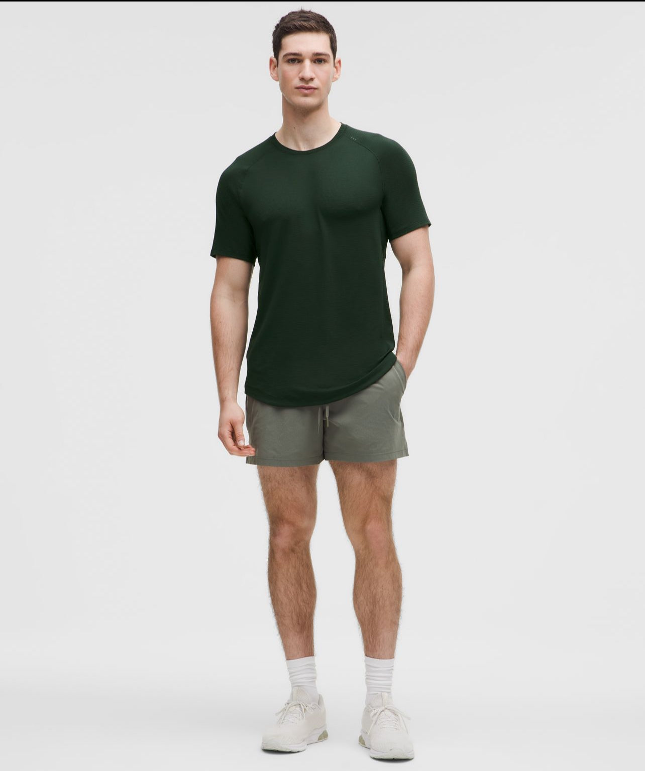 Lululemon Men’s License to Train Short Sleeve Shirt Rainforest Green