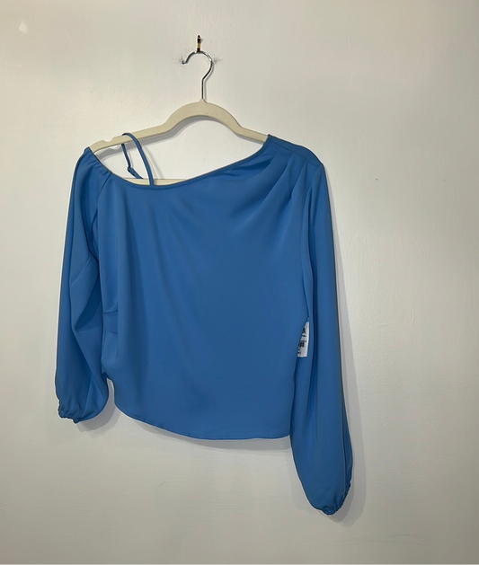 Open Edit Pleated Asymmetric