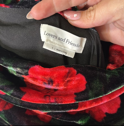 Lovers + Friends Jackie Velvet Maxi Dress