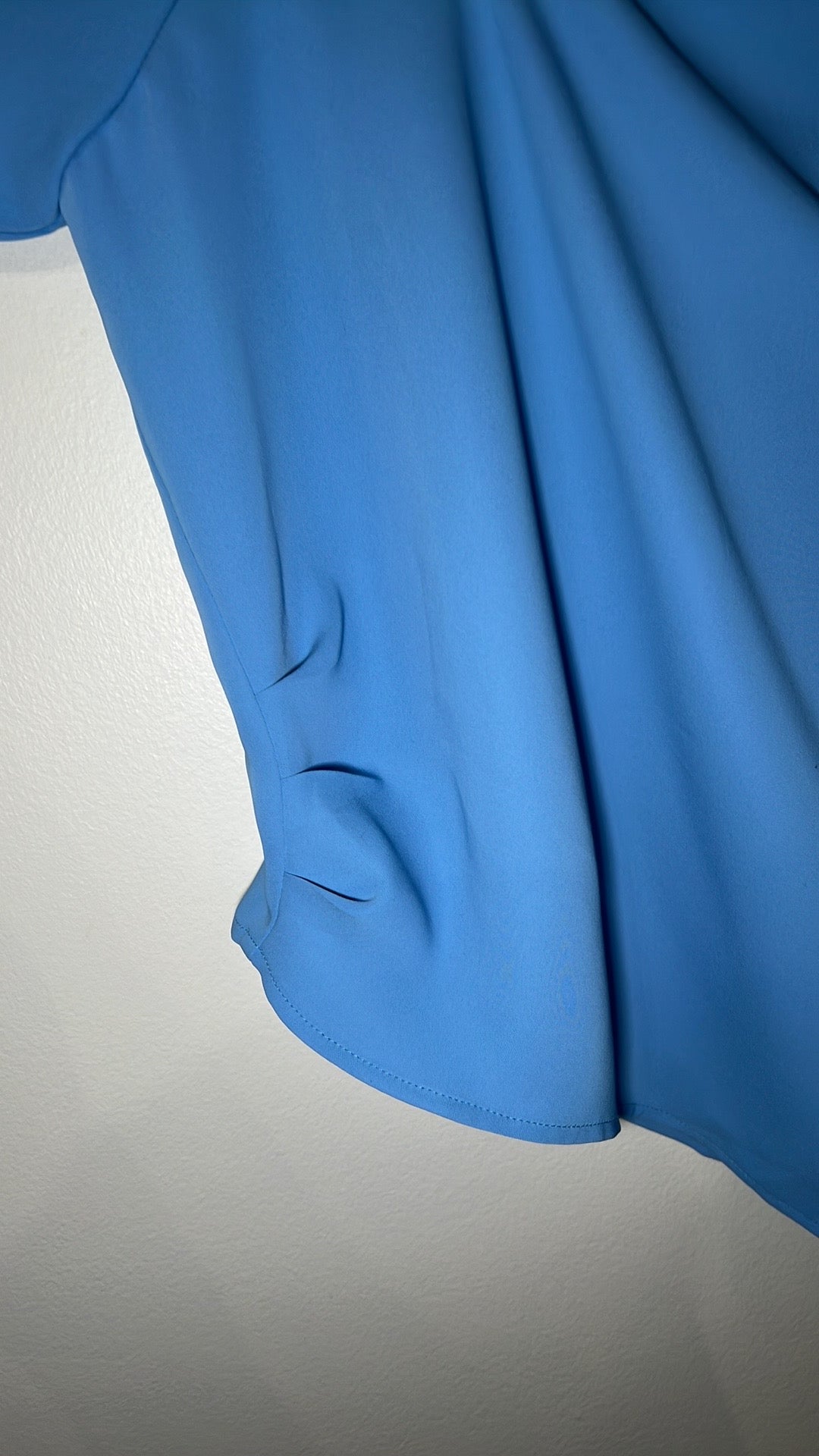 Open Edit Pleated Asymmetric