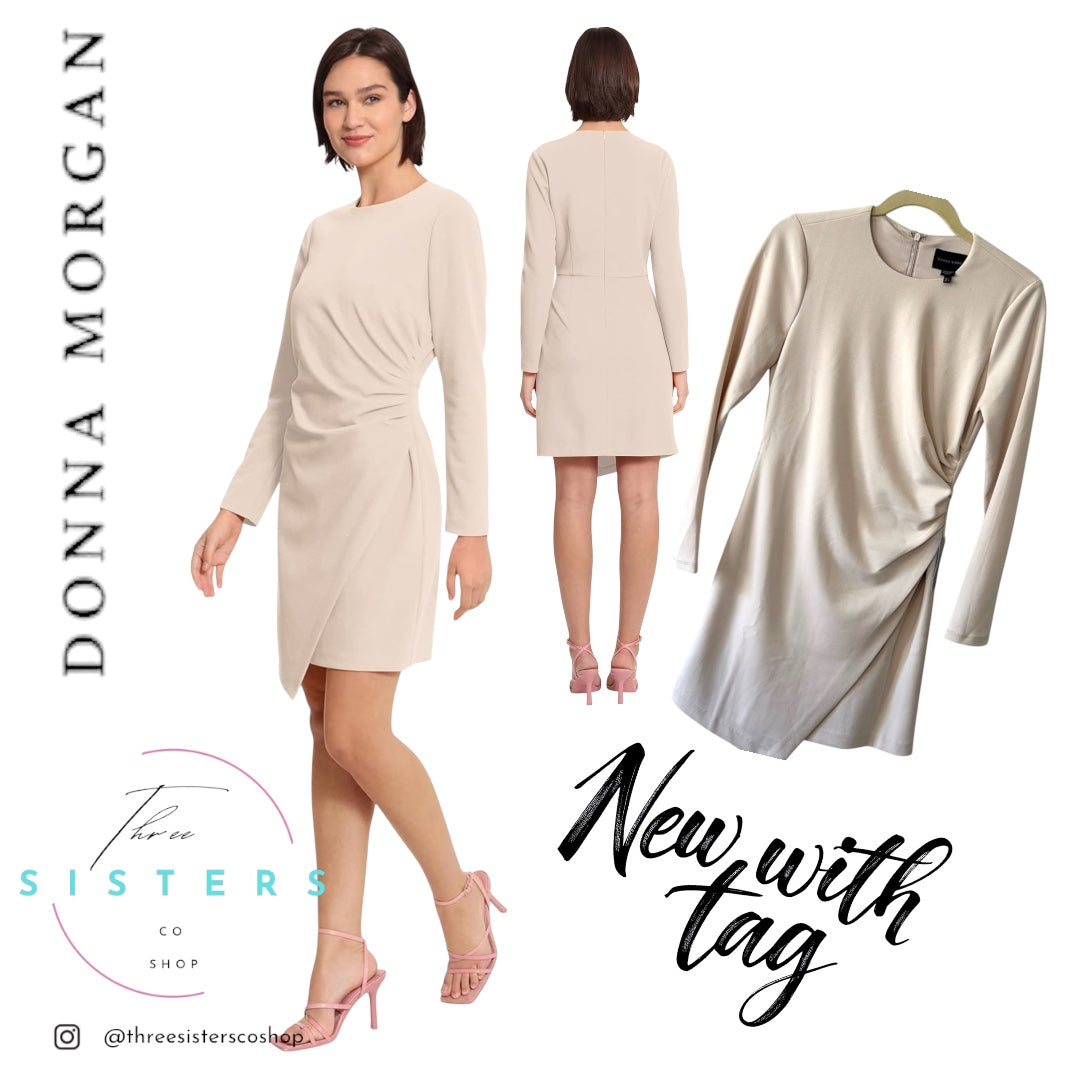 Donna Morgan Faux Wrap Dress