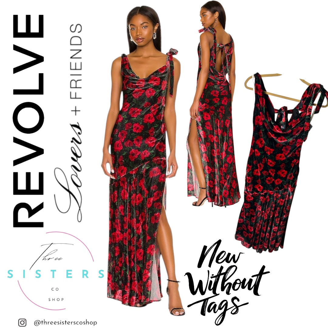 Lovers + Friends Jackie Velvet Maxi Dress