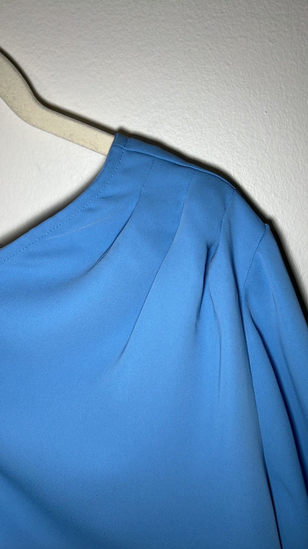 Open Edit Pleated Asymmetric