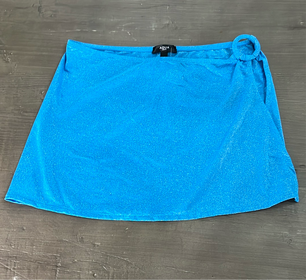 AQUA Swim Wrap Skirt Cover Up