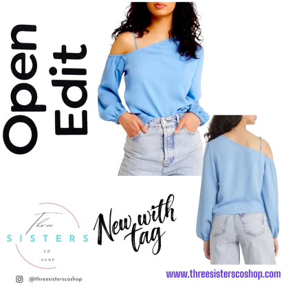 Open Edit Pleated Asymmetric